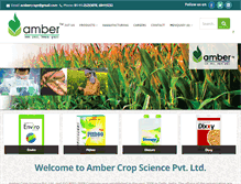Tablet Screenshot of ambercrops.com